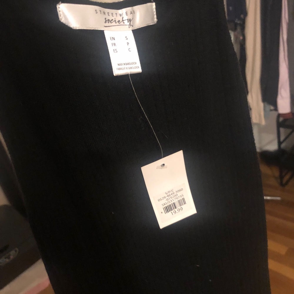 BODYCON BLACK DRESS - Picture 3 of 3